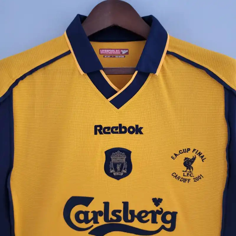 Camiseta Clásica Liverpool FC Visitante 2000-01