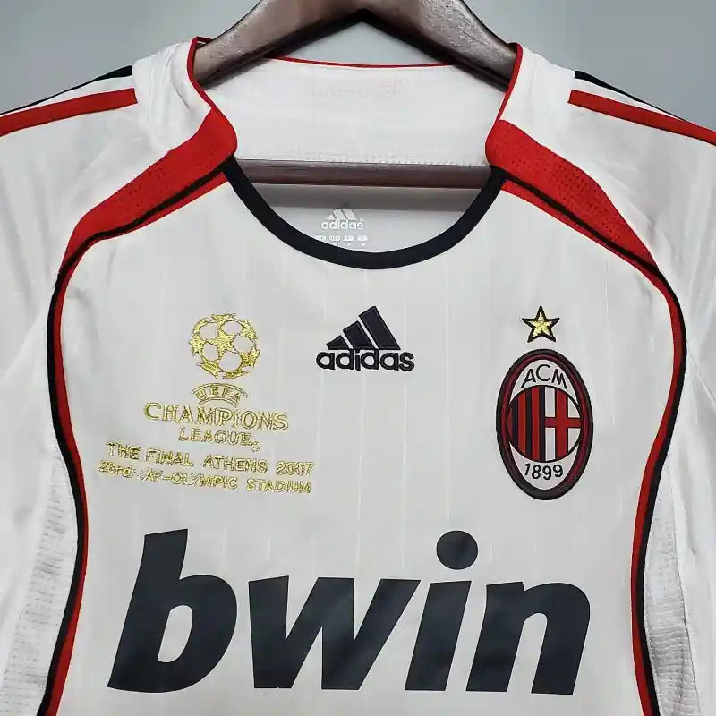 Camiseta Clásica AC Milán Visitante Manga Larga 2006-07