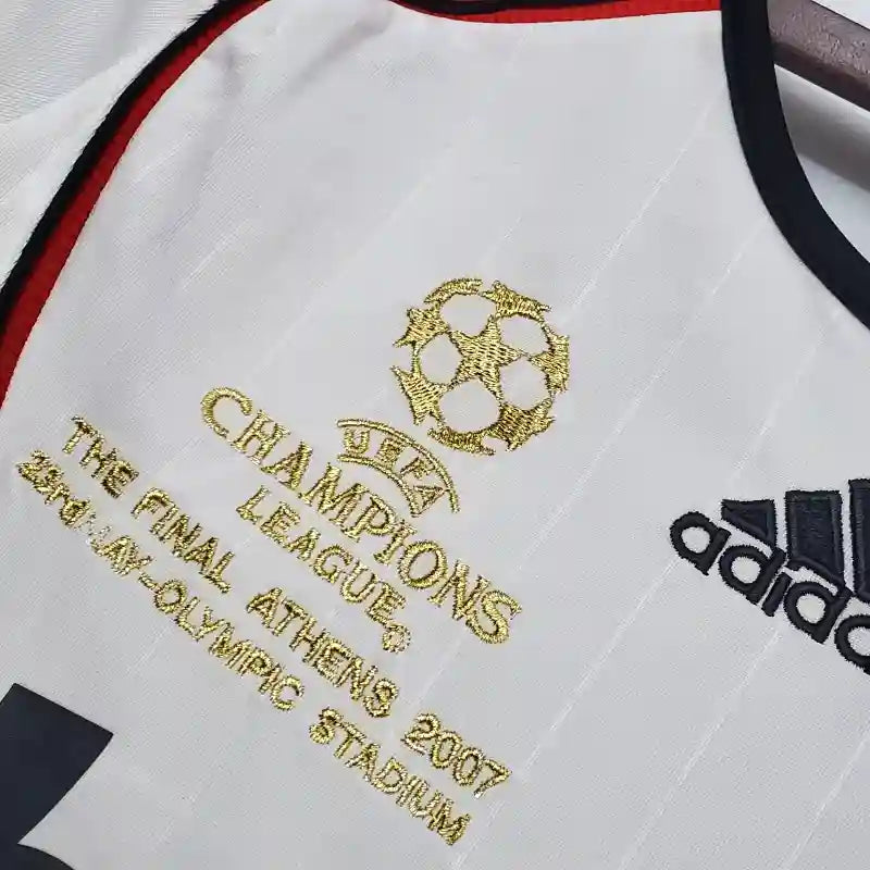 Camiseta Clásica AC Milán Visitante Manga Larga 2006-07