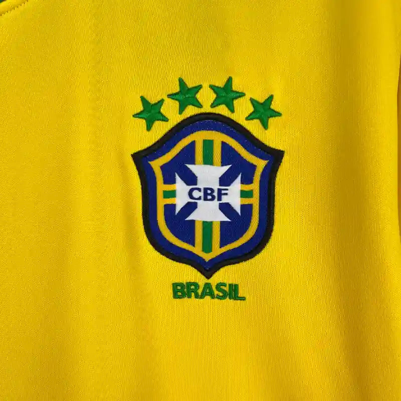 Camiseta Clásica Brasil Manga Larga 1998