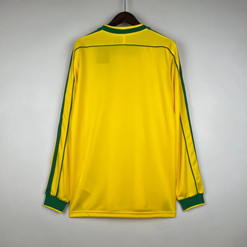 Camiseta Clásica Brasil Manga Larga 1998