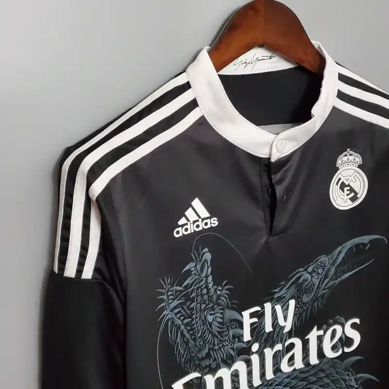 Camiseta Clásica Real Madrid Visitante (3ª) Manga Larga 2014-15