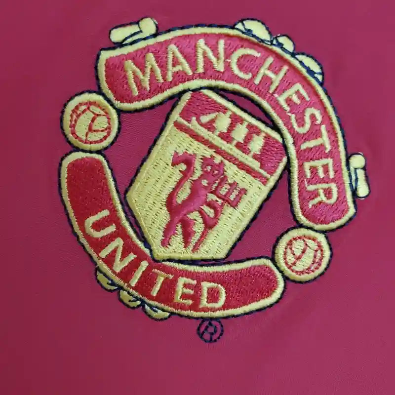 Camiseta Clásica Manchester United FC Manga Larga 2002-04
