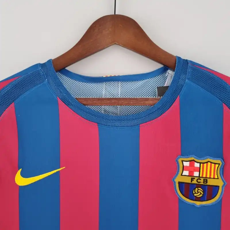 Camiseta Clásica FC Barcelona Manga Larga 2005-06
