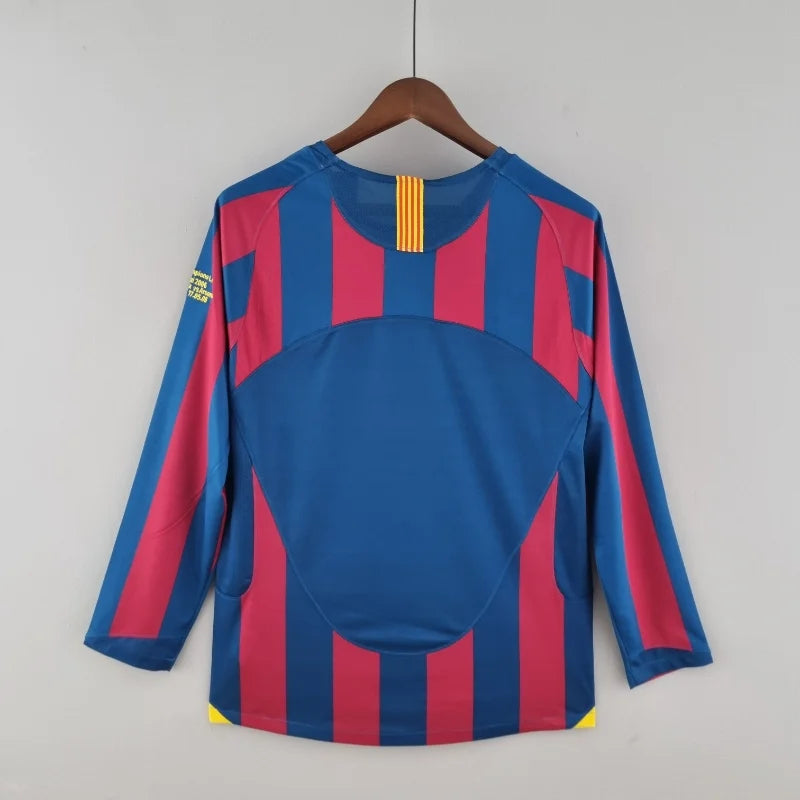 Camiseta Clásica FC Barcelona Manga Larga 2005-06