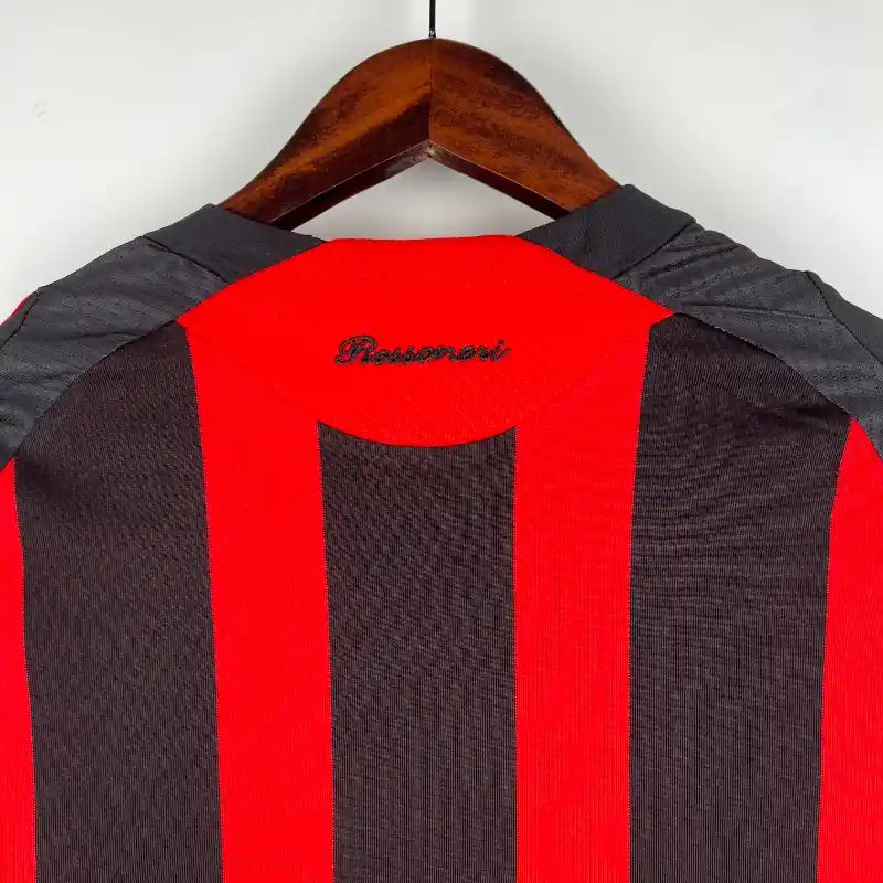 Camiseta Clásica AC Milán Manga Larga 2008-09