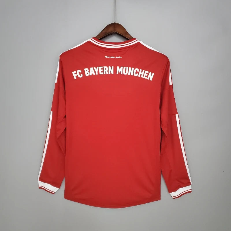 Camiseta Clásica FC Bayern Múnich Chanmpions League Manga Larga 2013-14
