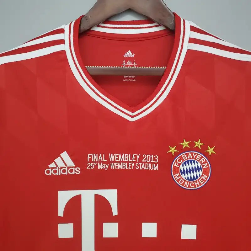 Camiseta Clásica FC Bayern Múnich Chanmpions League Manga Larga 2013-14