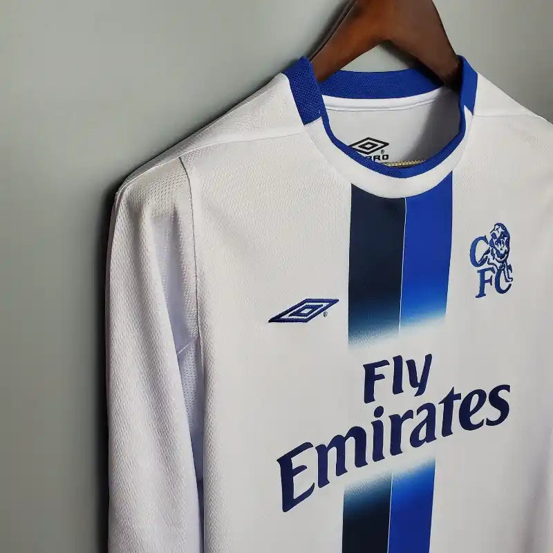 Camiseta Clásica Chelsea FC Visitante Manga Larga 2003-05