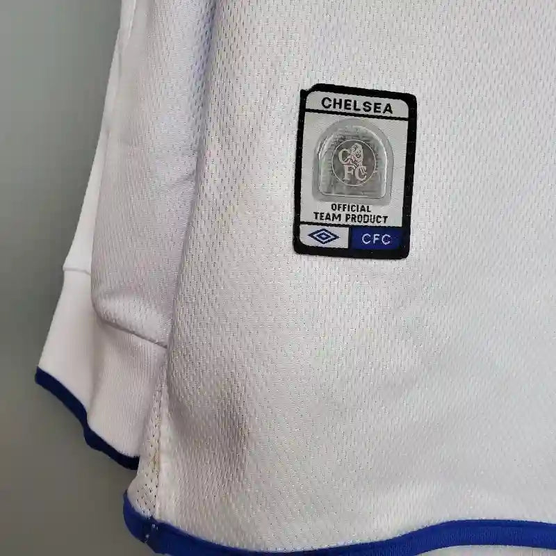 Camiseta Clásica Chelsea FC Visitante Manga Larga 2003-05