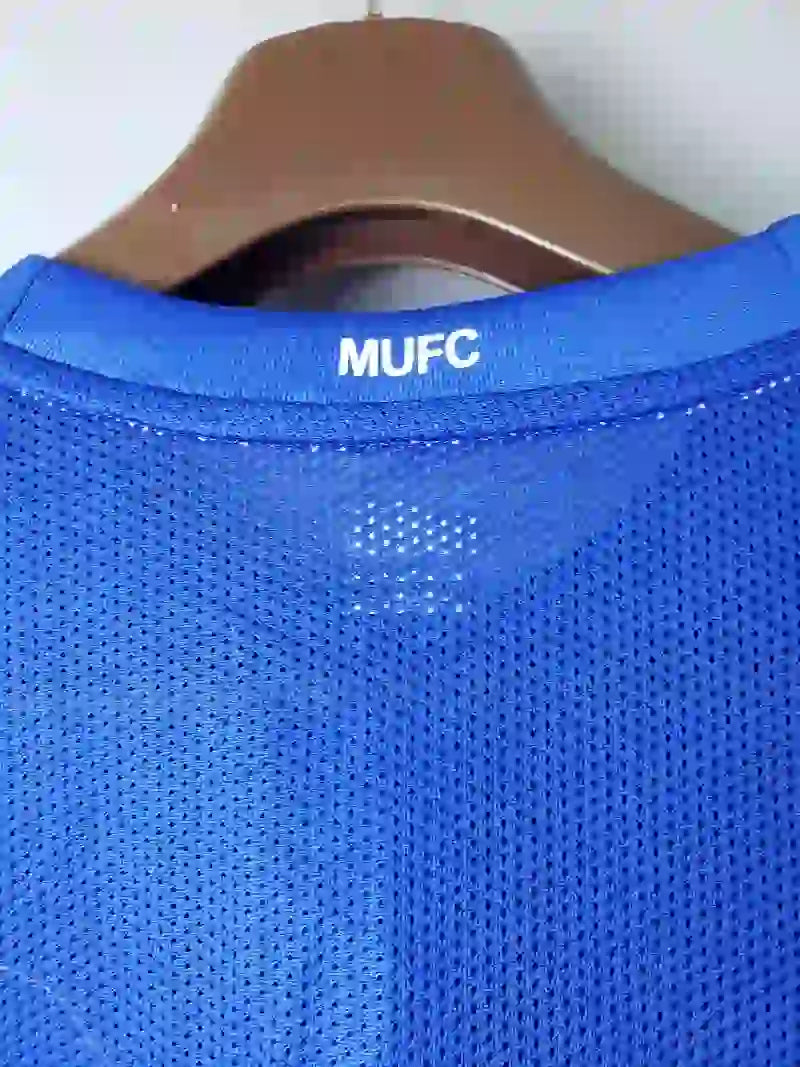 Camiseta Clásica Manchester United FC Visitante Manga Larga 2007-08