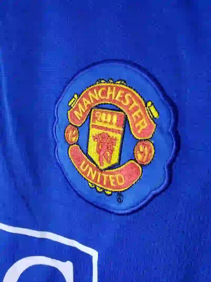 Camiseta Clásica Manchester United FC Visitante Manga Larga 2007-08