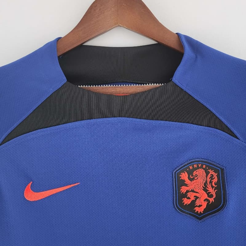 Camiseta Clásica Países Bajos Visitante 2022