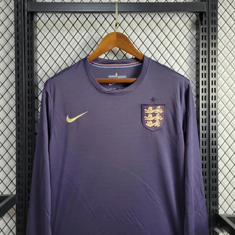 Camiseta Clásica Inglaterra Visitante Manga Larga 2024