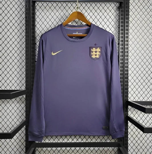 Camiseta Clásica Inglaterra Visitante Manga Larga 2024