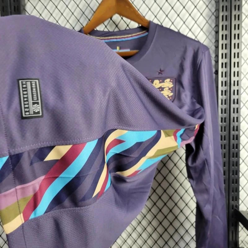 Camiseta Clásica Inglaterra Visitante Manga Larga 2024