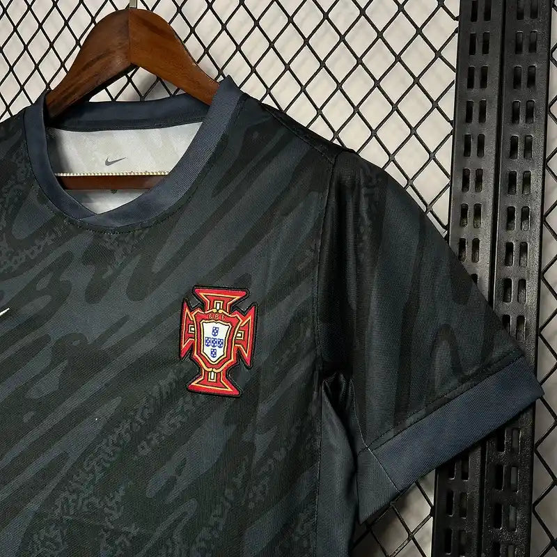 Camiseta Clásica Portugal Portero Negra 2024