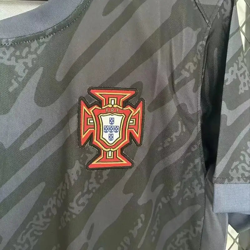 Camiseta Clásica Portugal Portero Negra 2024