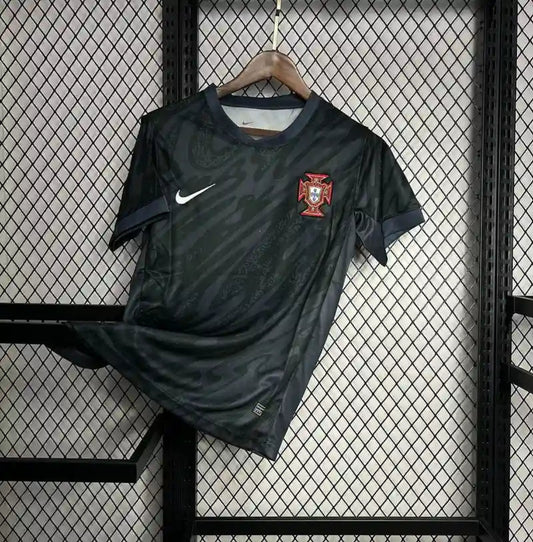 Camiseta Clásica Portugal Portero Negra 2024