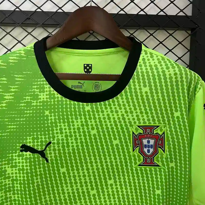 Camiseta Clásica Portugal Portero Verde 2025