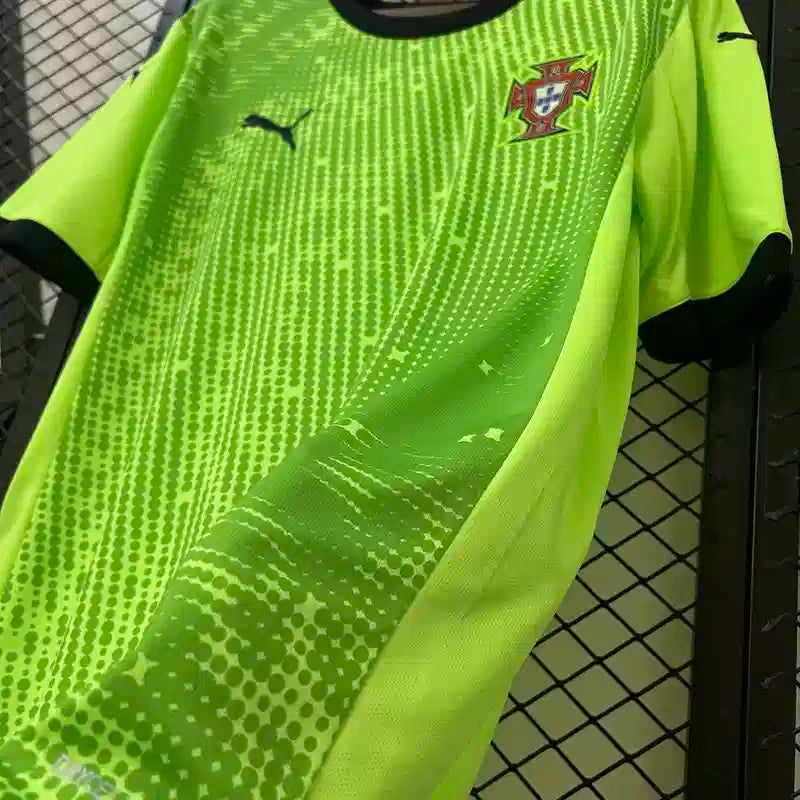 Camiseta Clásica Portugal Portero Verde 2025