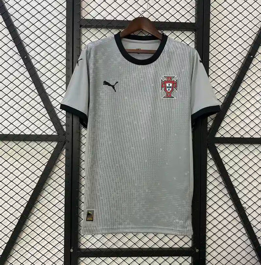 Camiseta Clásica Portugal Portero Gris 2025