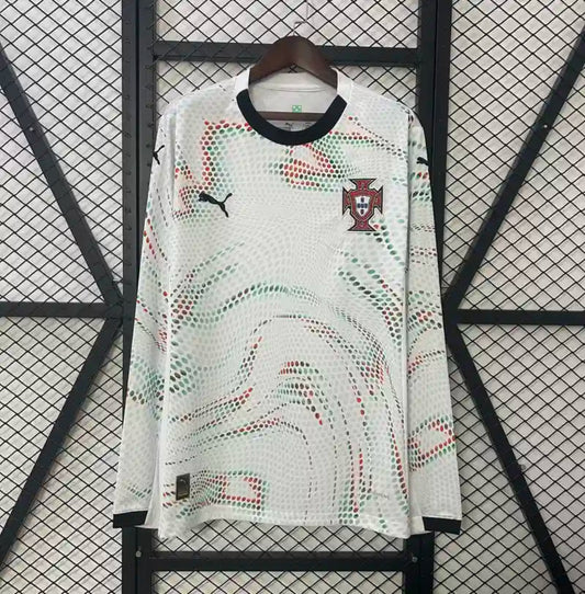 Camiseta Clásica Portugal Visitante Manga Larga 2025