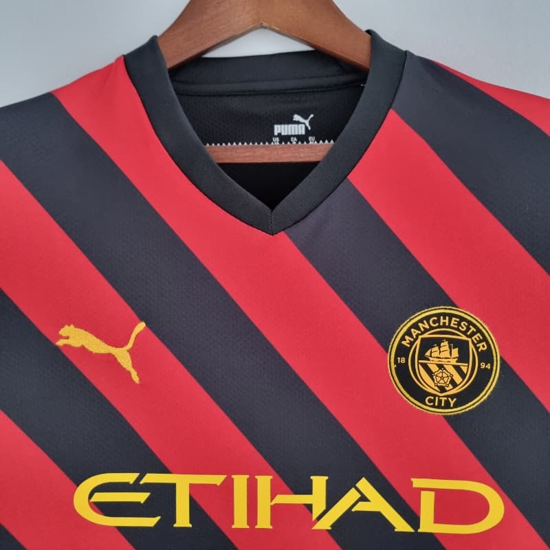 Camiseta Clásica Manchester City FC Visitante 2022-23