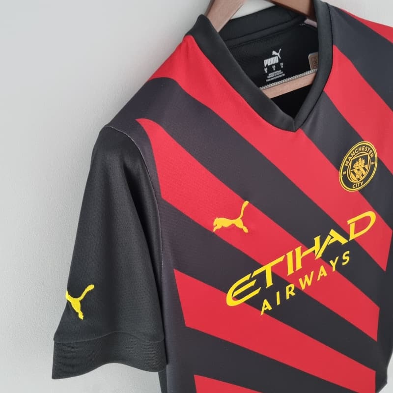 Camiseta Clásica Manchester City FC Visitante 2022-23