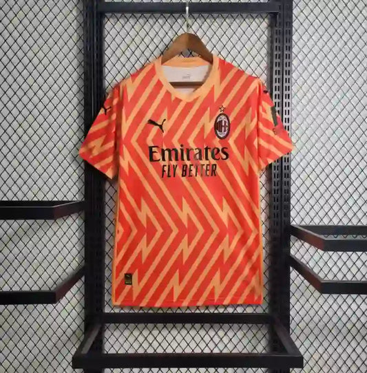 AC Milan Goalkeeper Orange Classic Shirt 2023-24 
