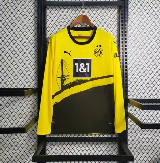 Camiseta Clásica Borussia Dortmund Manga Larga 2023-24