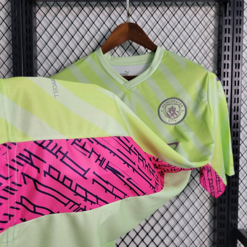 Camiseta Clásica Manchester City FC  Portero Amarilla 2023-24