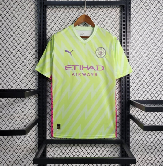 Camiseta Clásica Manchester City FC  Portero Amarilla 2023-24