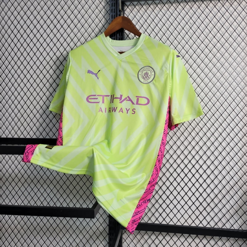 Camiseta Clásica Manchester City FC  Portero Amarilla 2023-24