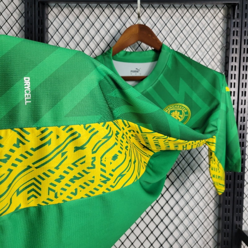 Camiseta Clásica Manchester City FC Portero Verde 2023-24