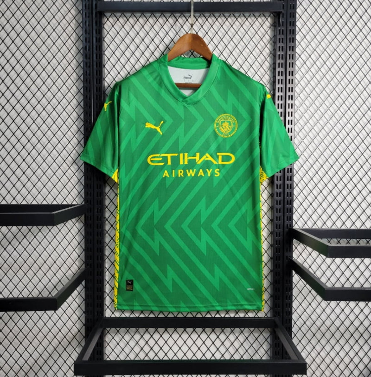 Camiseta Clásica Manchester City FC Portero Verde 2023-24
