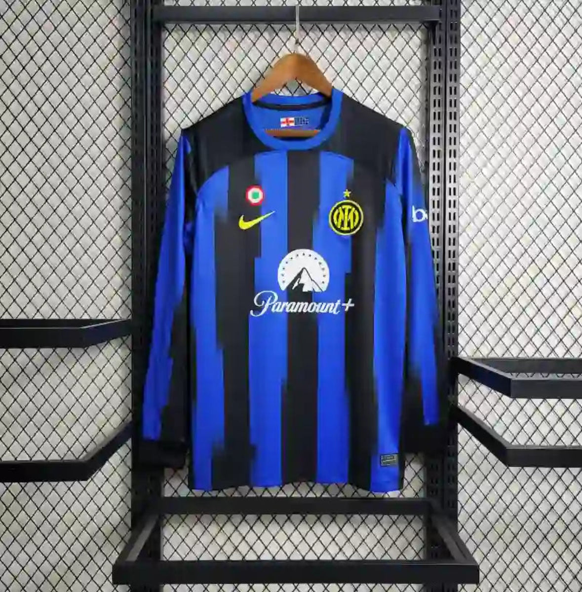 Camiseta Clásica Inter Milán Manga Larga Paramount 2023-24