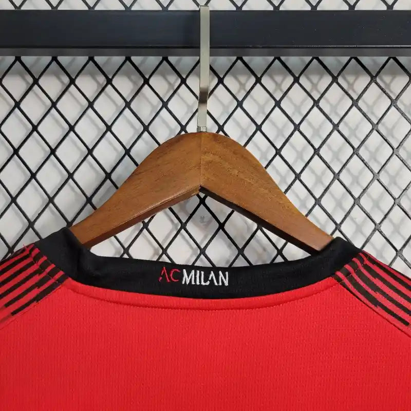 Camiseta Clásica AC Milán Manga Larga 2023-24