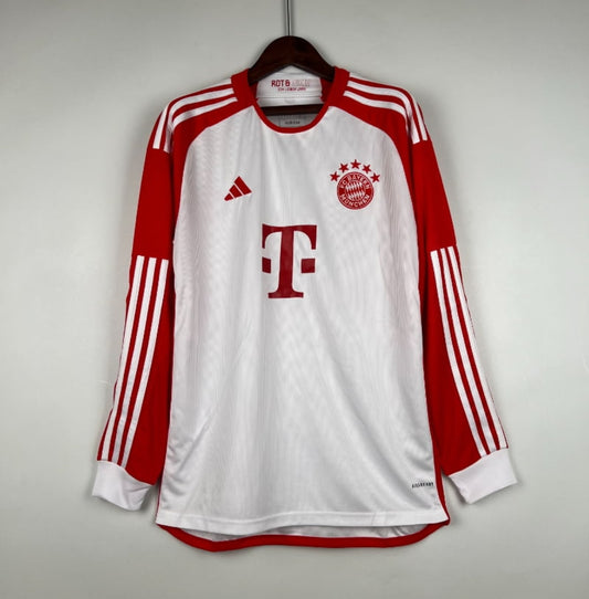 Camiseta Clásica FC Bayern Múnich Manga Larga 2023-24
