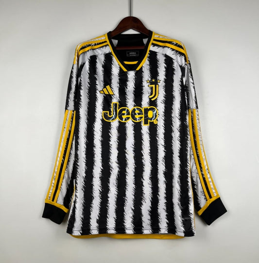 Camiseta Clásica Juventus de Turín Manga Larga 2023-24