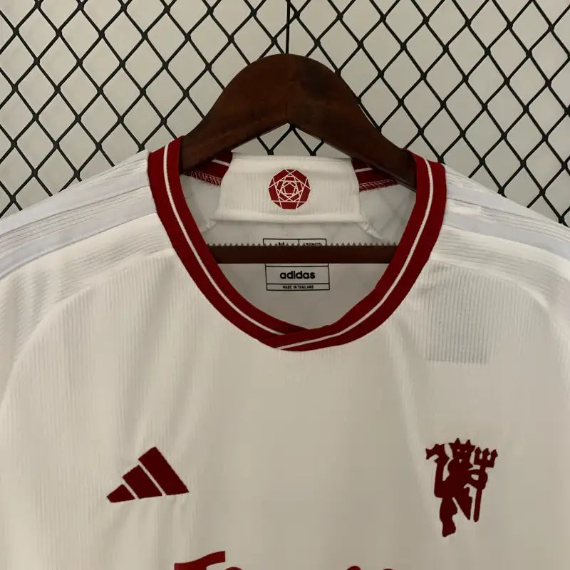 Camiseta Clásica Manchester United FC Visitante (3ª) Manga Larga 2023-24