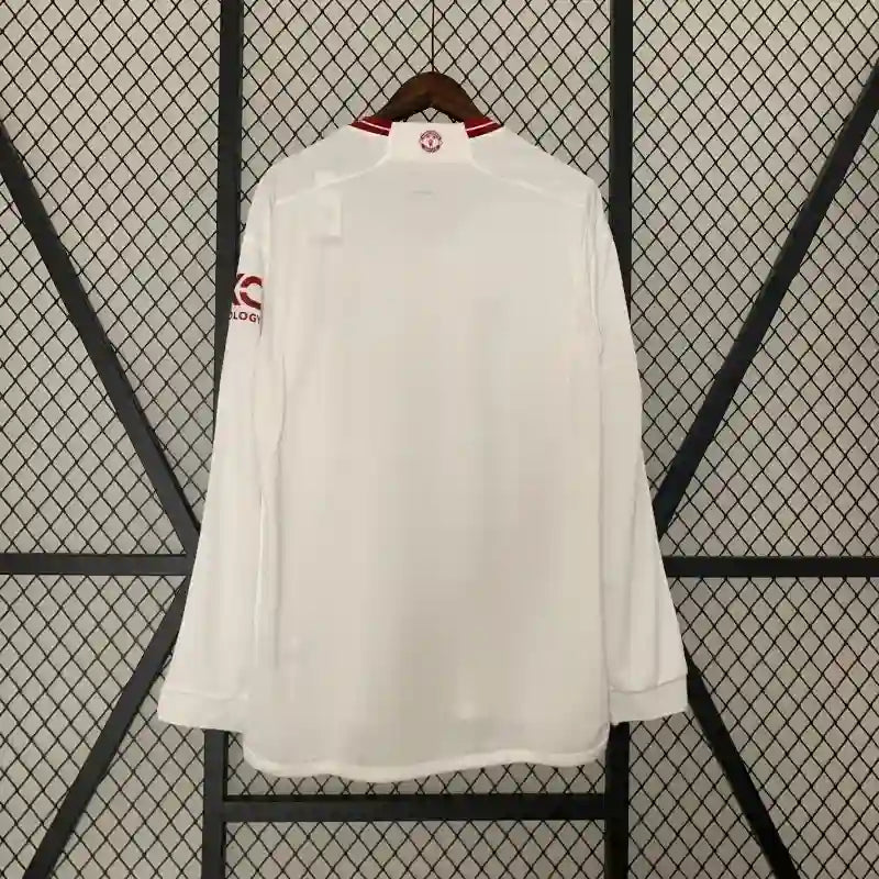 Camiseta Clásica Manchester United FC Visitante (3ª) Manga Larga 2023-24