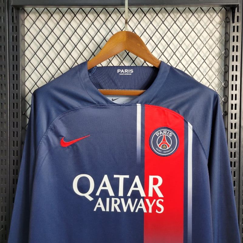 Camiseta Clásica PSG FC Manga Larga 2023-24