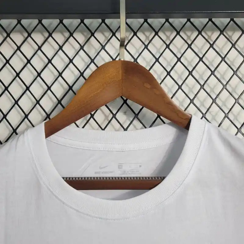 Camiseta Clásica PSG FC Entrenamiento Balmain Blanca 2023-24