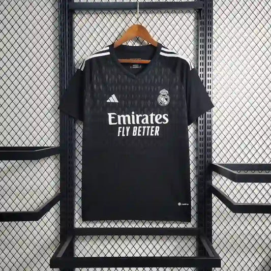 Camiseta Clásica Real Madrid Portero Negra 2023-24