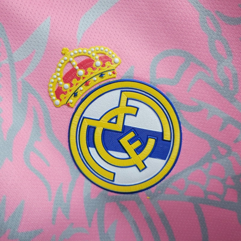Camiseta Clásica Real Madrid Dragón Rosa 2023-24