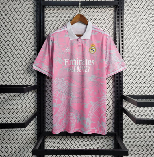 Camiseta Clásica Real Madrid Dragón Rosa 2023-24