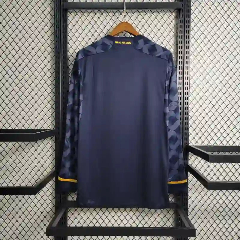Camiseta Clásica Real Madrid Visitante Manga Larga 2023-24