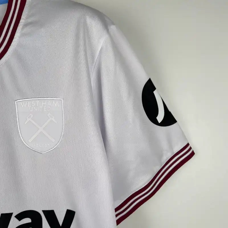Camiseta Clásica West Ham United FC Visitante 2023-24