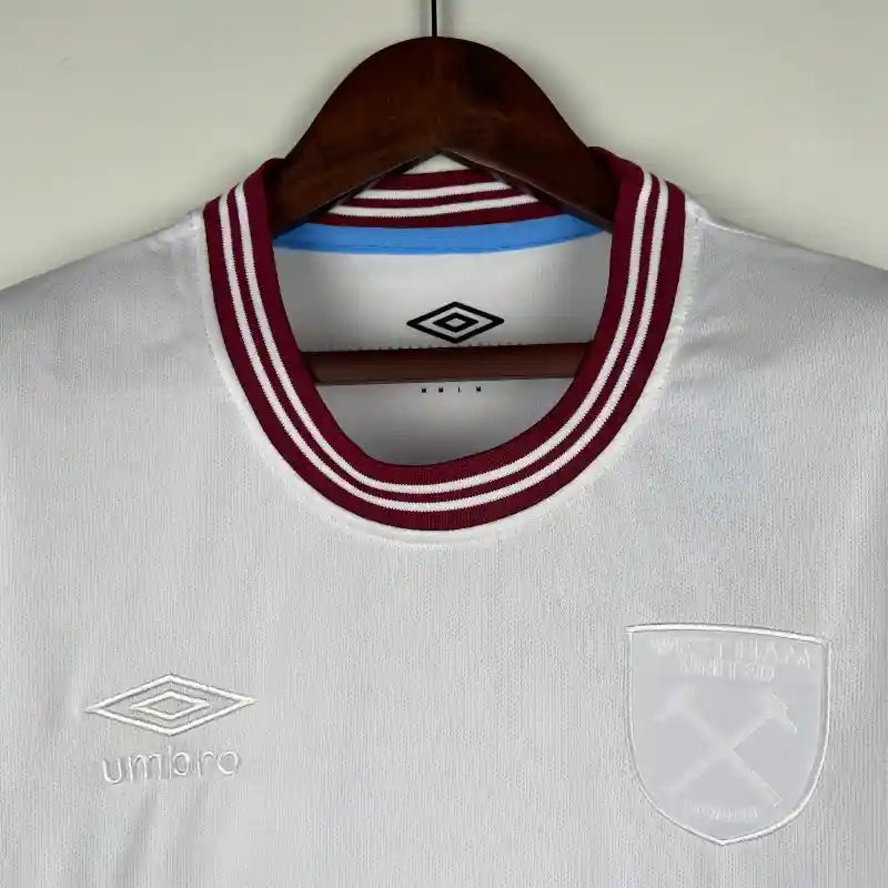 Camiseta Clásica West Ham United FC Visitante 2023-24